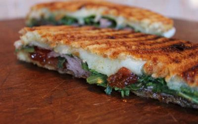 Grilled Panini Sandwich with Eat This Yum Tomato Jalapeño Marmalade