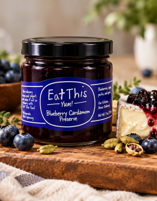 Blueberry and Cardamom Preserve TARIFF JAR - Image 2