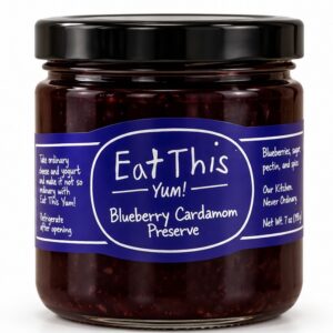 Blueberry and Cardamom Preserve TARIFF JAR