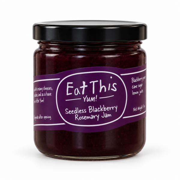 Blackberry and Rosemary Jam TARIFF JAR